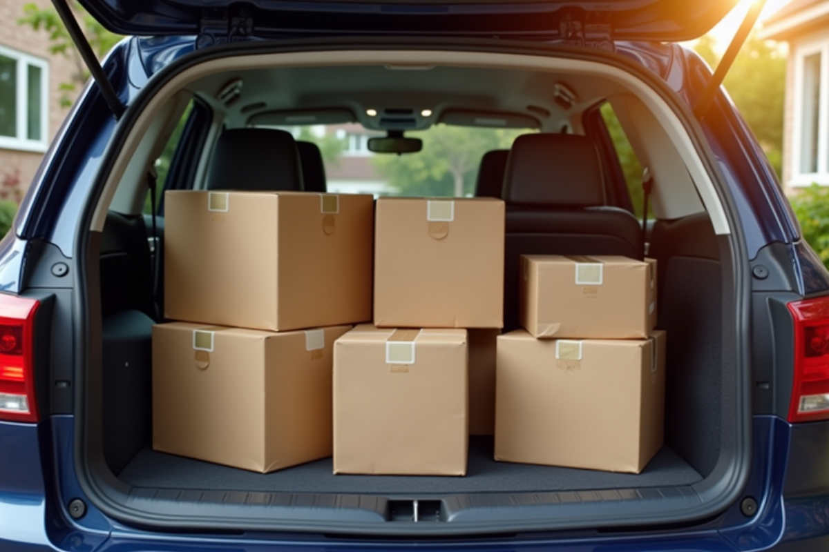 déménagement cartons