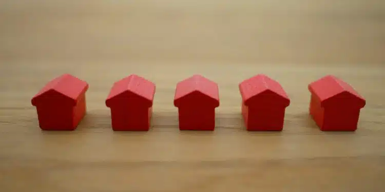 red blocks on brown wooden table